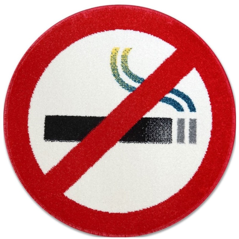 Covor Kolibri, Rotund, 11170-110, 67x67 cm, Alb / Rosu, 2200 gr/mp